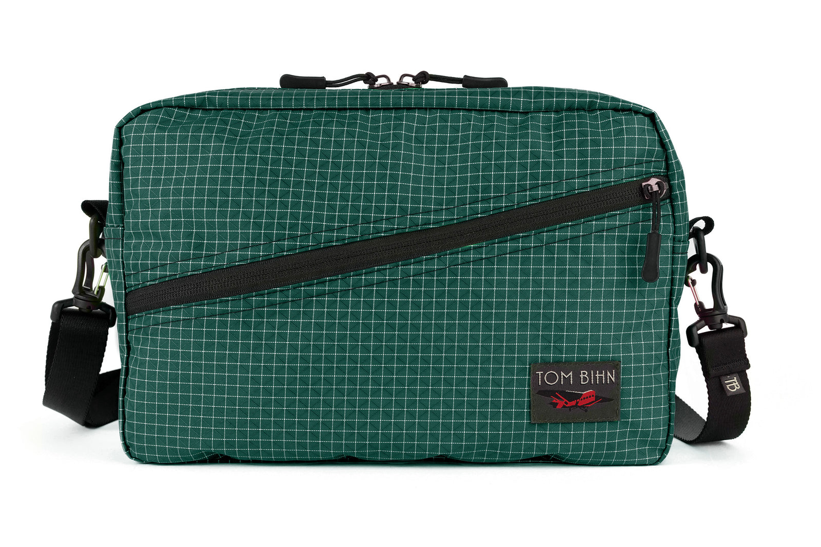 visible variant TB0921-KD^^A Packing Cube Shoulder Bag in Sitka (dark green with white grid) 200 Halcyon