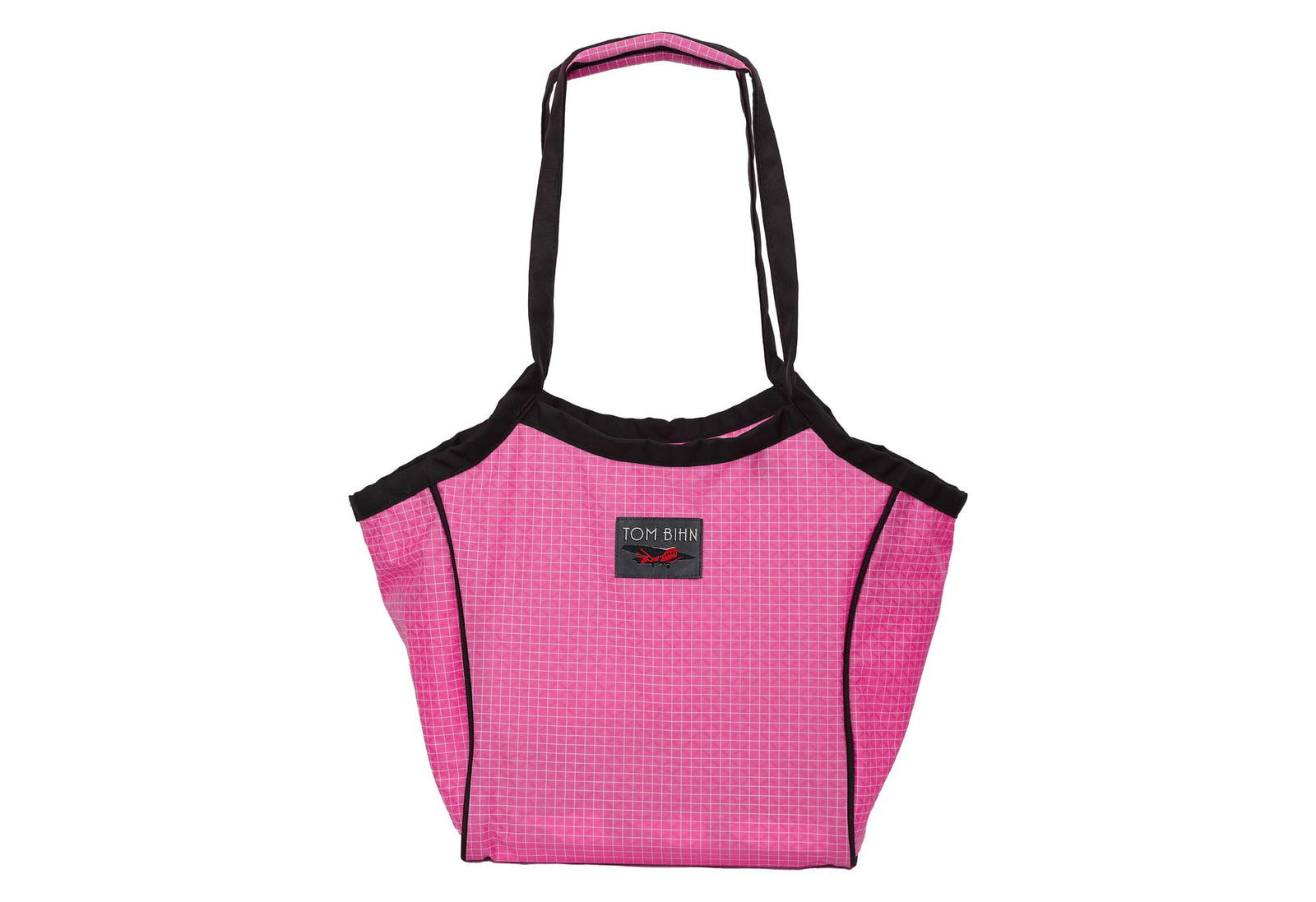 visible variant TB0608-PD^^A Small Original Shop Bag in Cerise (bright pink with white grid) 200 Halcyon.