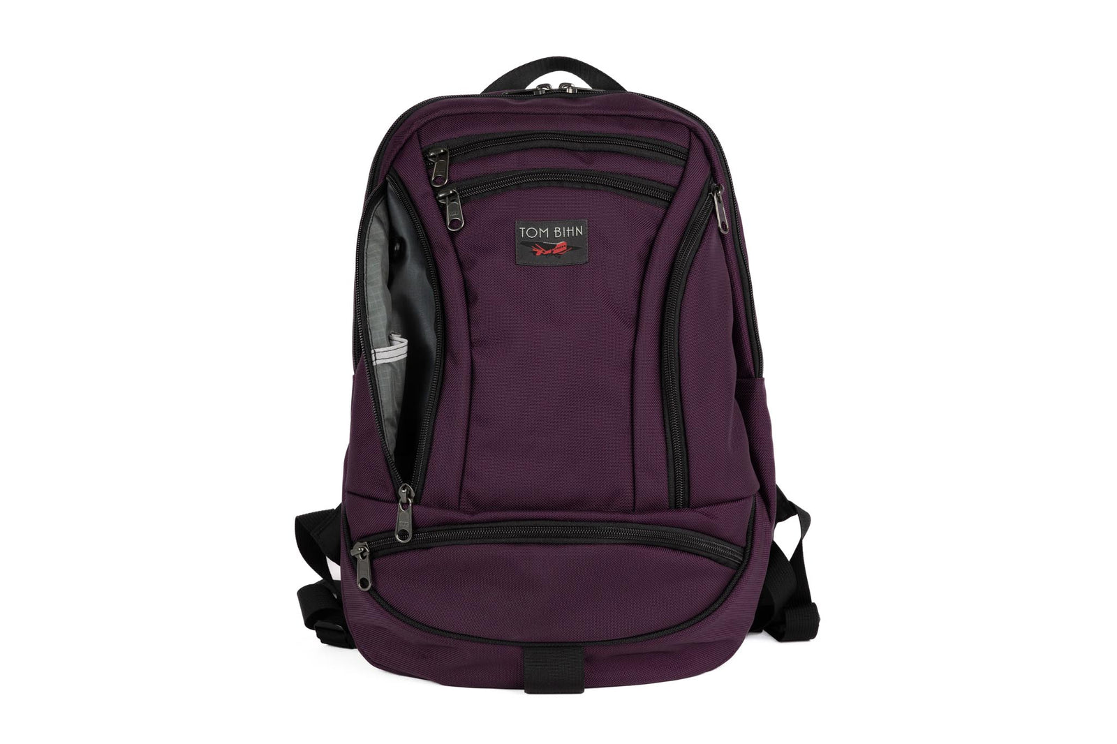 visible variant TB0112-UKGL^^The Synapse 19 in Aubergine (dark purple) 525 Ballistic with Mountain Grey (grey with light grey grid) 210 Cerylon interior.