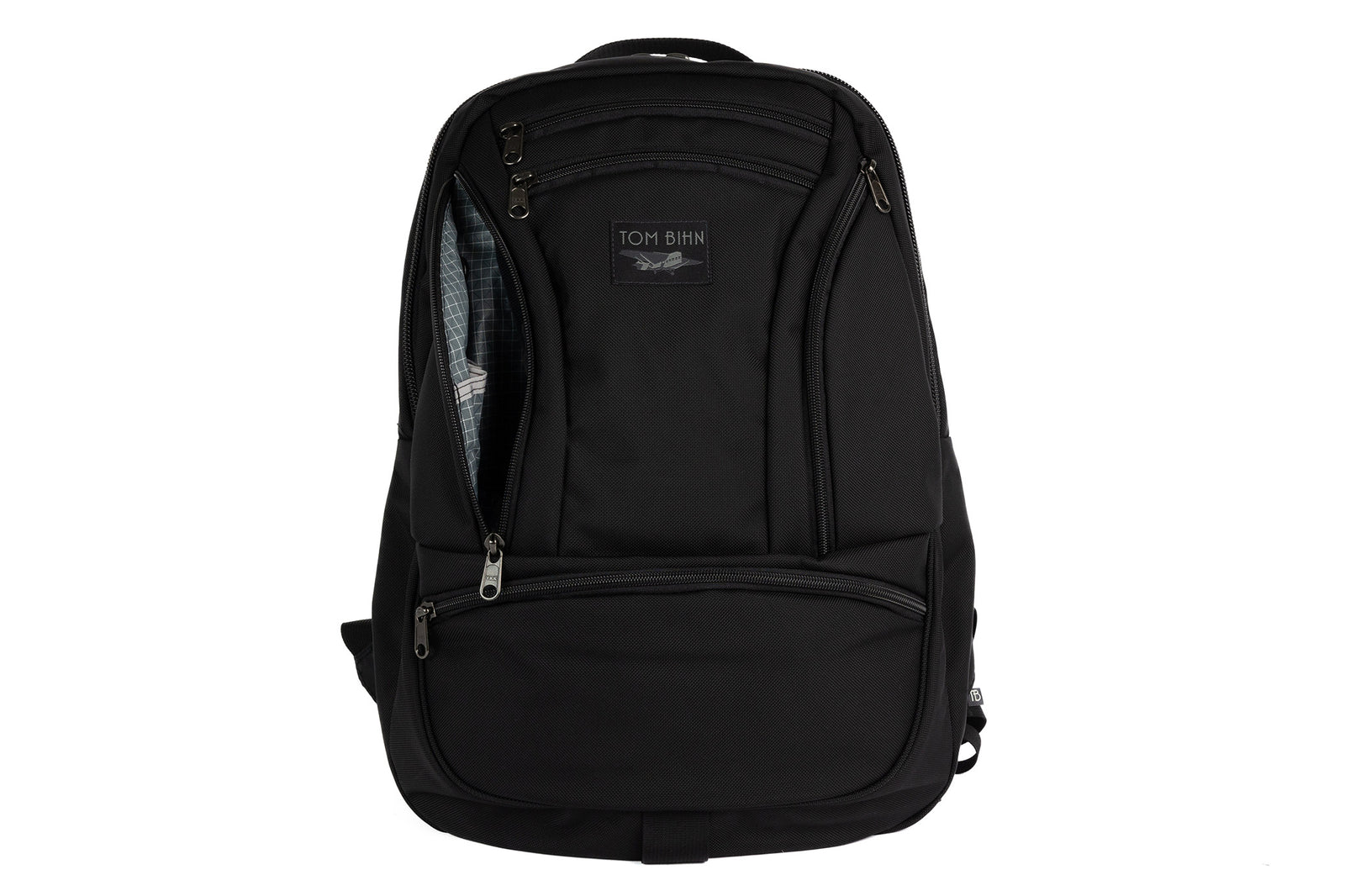 visible variant TB0113-BKND^^A Synapse 25 in Black 630 Ballistic with Northwest Sky (light grey with white grid) 200 Halcyon interior.