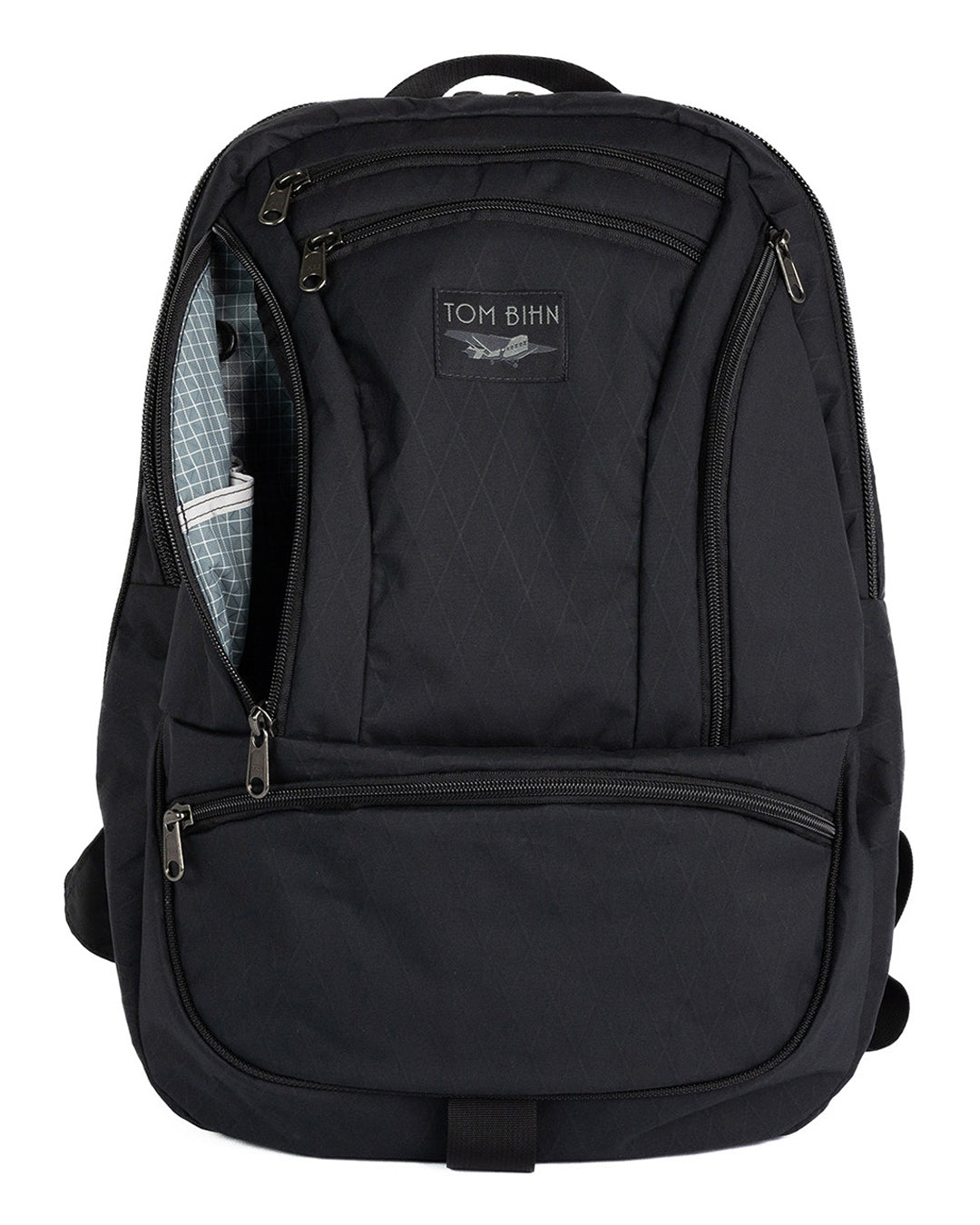 visible variant TB0113-BXND^^The Synapse 25 in Black X-Pac with a Northwest Sky (grey with white grid) 200 Halcyon interior.