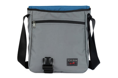 visible variant TB0202-LKOL^^Medium Cafe Bag in Cloud (light) Grey Ballistic with Cobalt 210 Cerylon