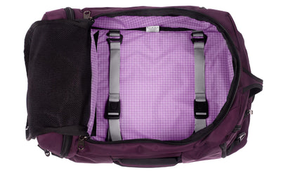 visible variant TB0903-UKYD^^ An open Techonaut 45 with an Aubergine (red-ish purple) exterior and a Wisteria (pale purple with white grid) interior.