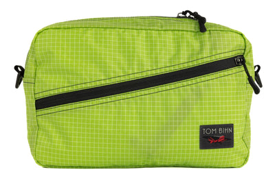 visible variant TB0921-1D^^A Packing Cube Shoulder Bag in Kiwi (bright green with white grid) 200 Halcyon