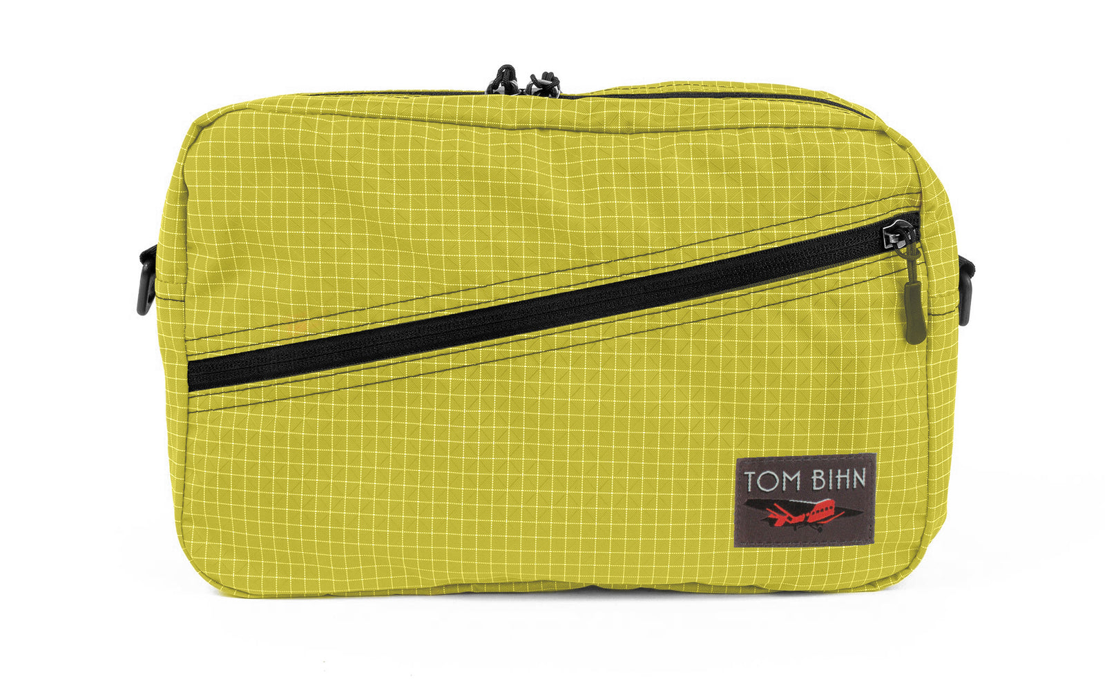 visible variant TB0921-WD^^A Packing Cube Shoulder Bag in Wasabi (green with white grid) 200 Halcyon.