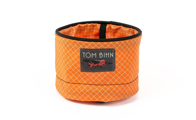 visible variant TB0990-ZD^^A Small Travel Tray in Zest (pale orange with white grid) 200 Halcyon.
