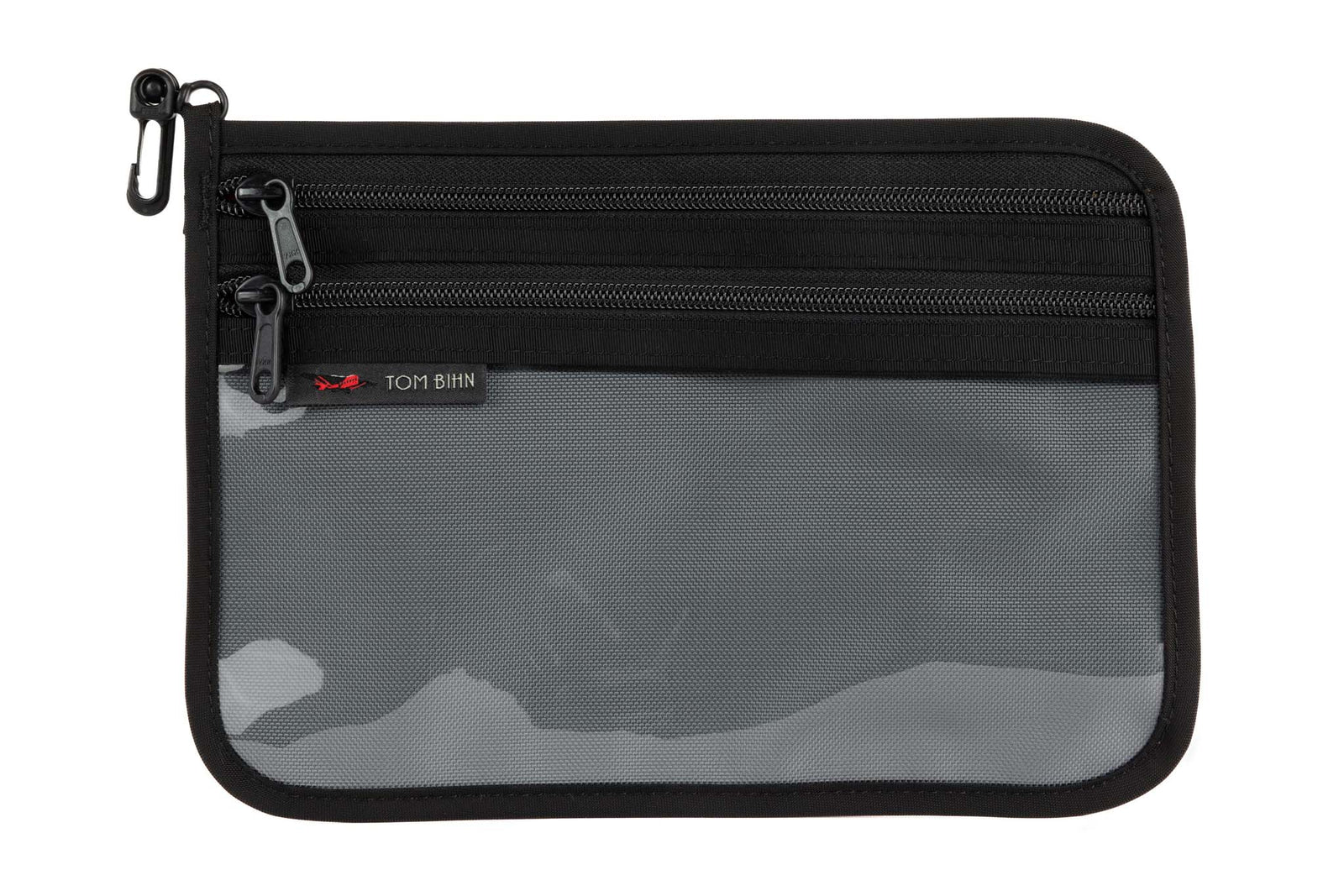 visible variant TB1223M-GK^^Medium Double Organizer Pouch in Nebulous Grey Ballistic
