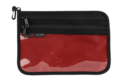 visible variant TB1223M-MK^^Medium Double Organizer Pouch in Mars Red Ballistic