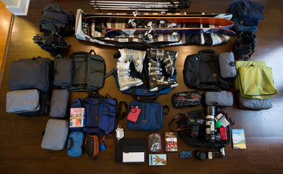 ^A ski trip loadout.