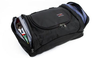 ^^A Packing Cube Shoulder Bag in an Aeronaut 45 end pocket.
