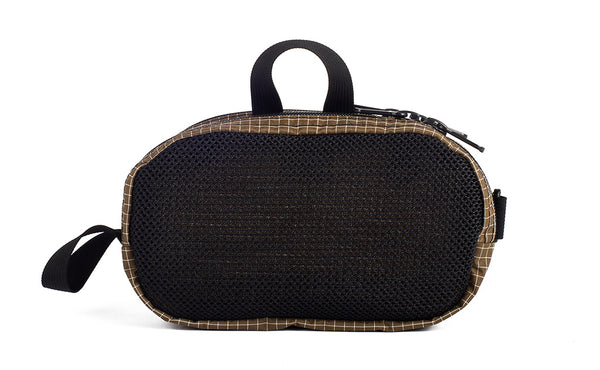 The Small Snake Charmer in Coyote (brown with white grid) 200 Halcyon.