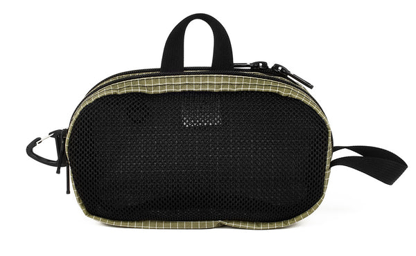 The Small Snake Charmer in Taiga (olive green with white grid) 200 Halcyon.