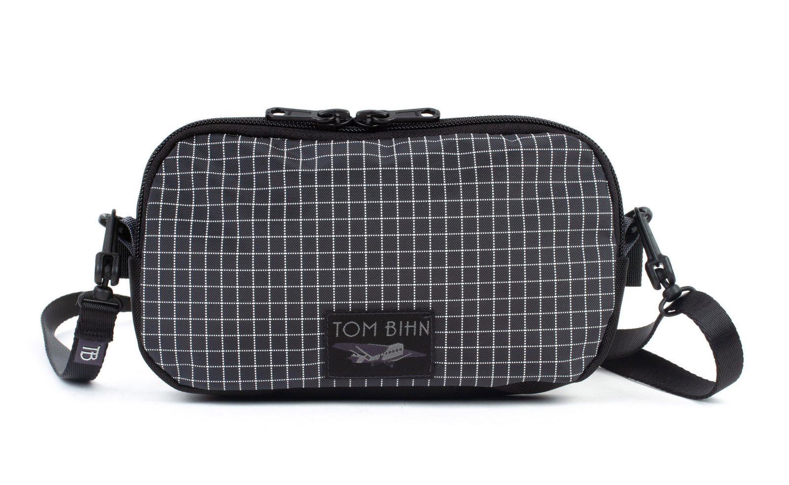 visible variant TB0412-SH^^The Bantam in Steel 400 Halcyon with a shoulder strap