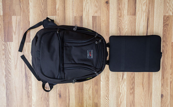 A Cache pulled out of the Synapse attached using the included rail clips.