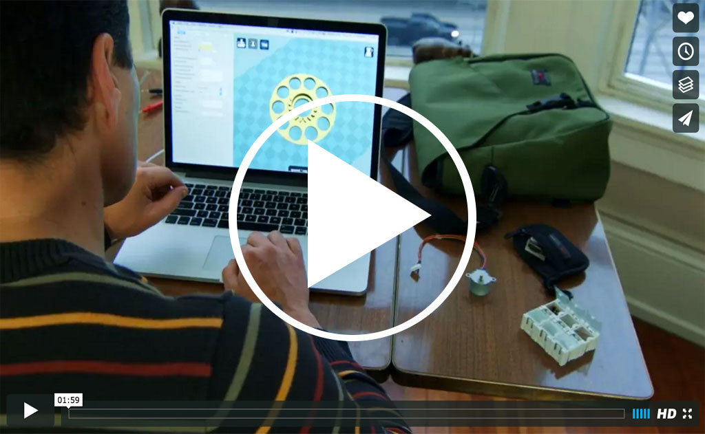 ^^A thumbnail of a video showcasing the Maker's Bag.