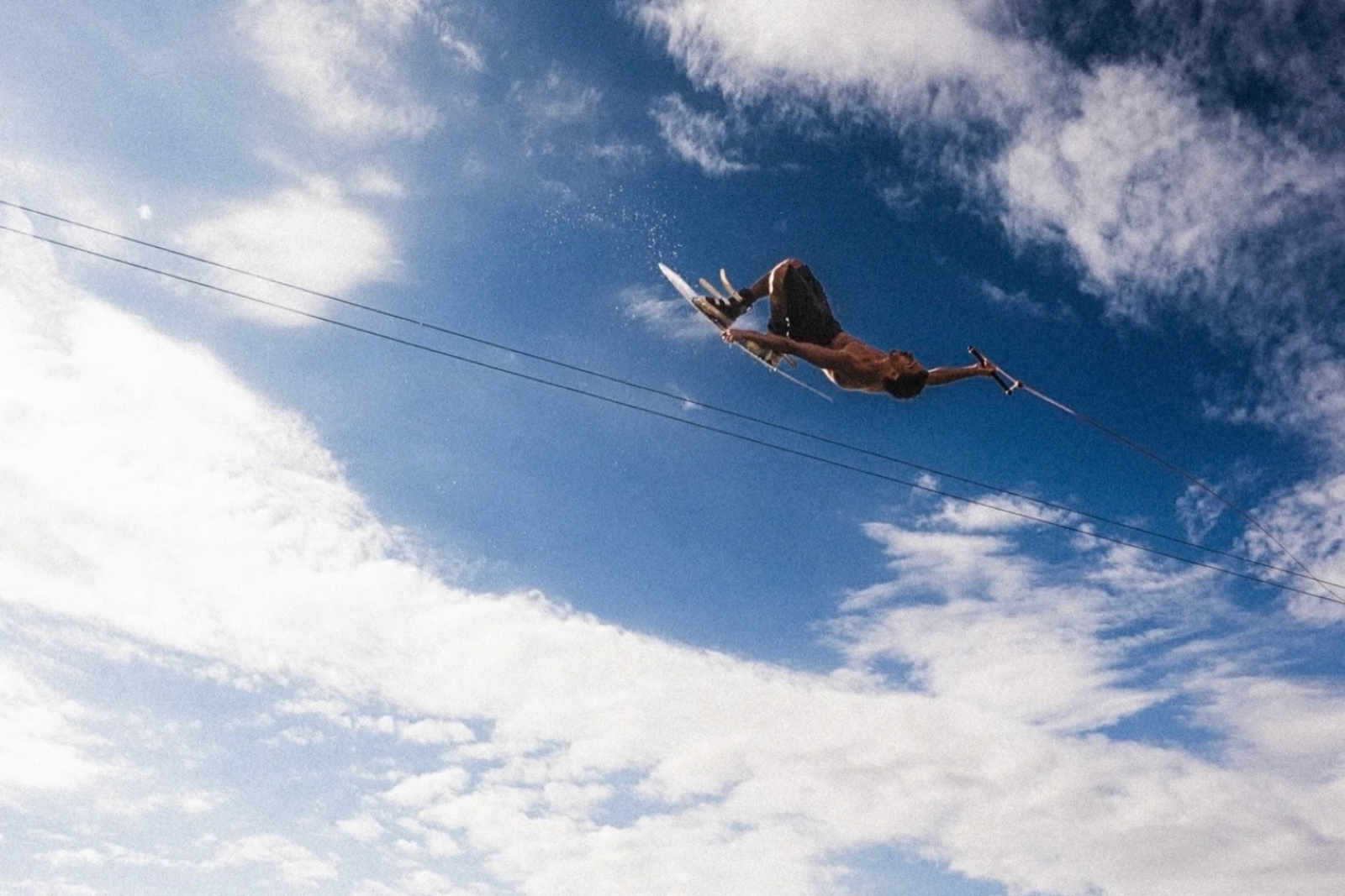 Beni Bodoki wakeboarding. Photographed by Photo by Bernadette Niemeyer, @dettymarie