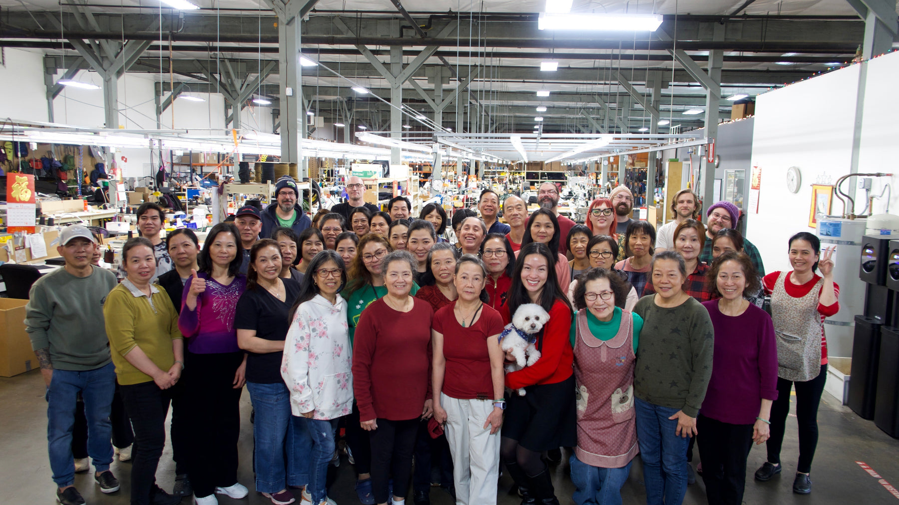 The TOM BIHN staff at Holiday Party