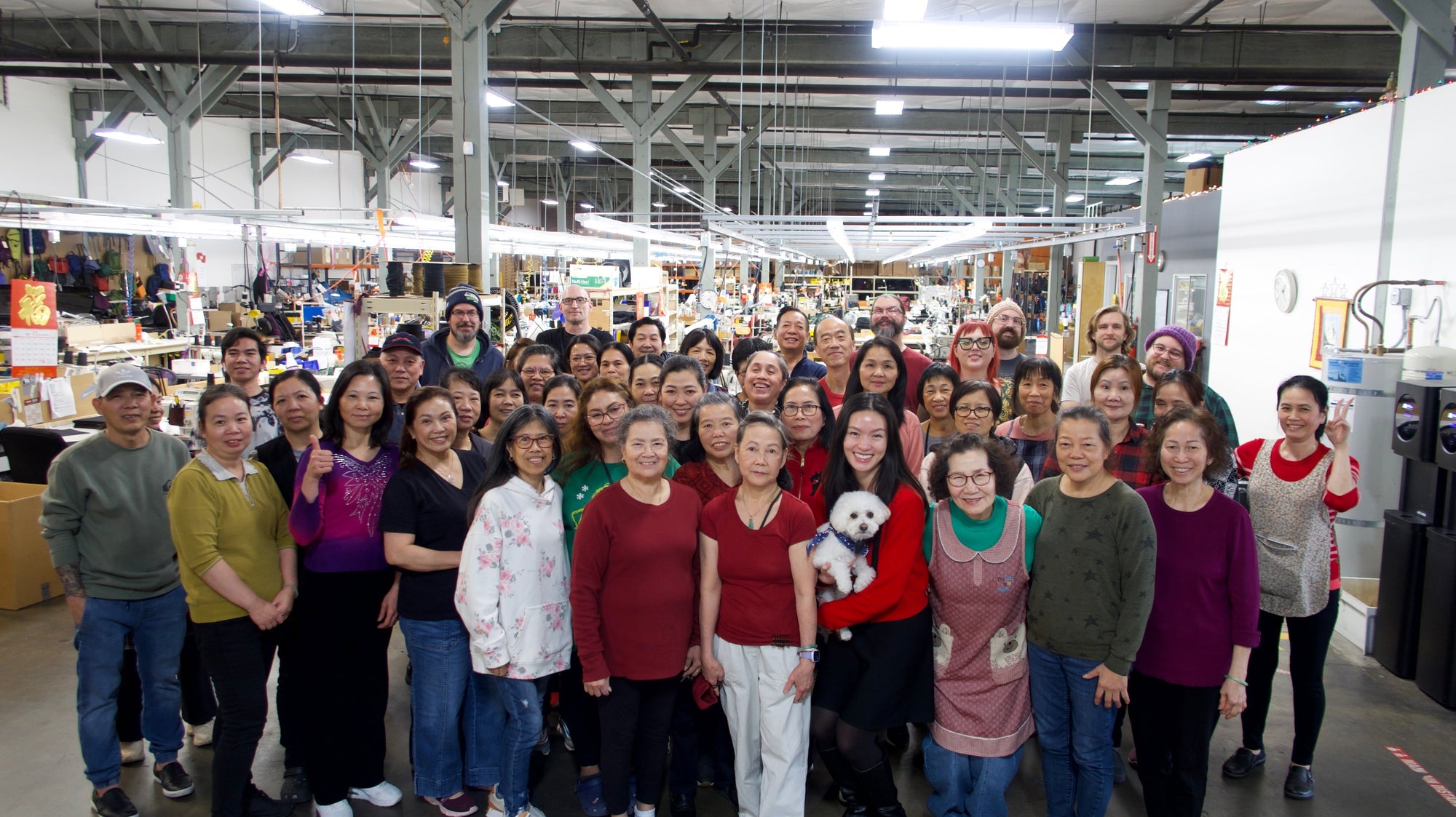 The TOM BIHN staff at Holiday Party