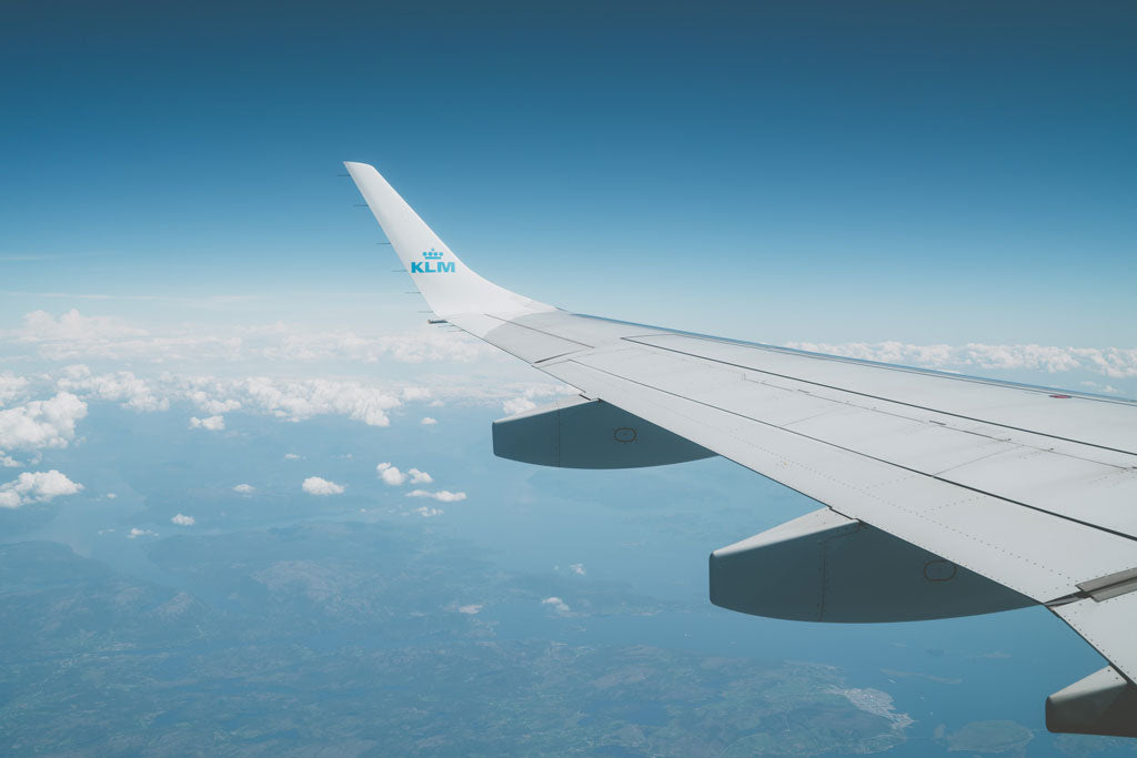 Spend the entire flight gazing out the window