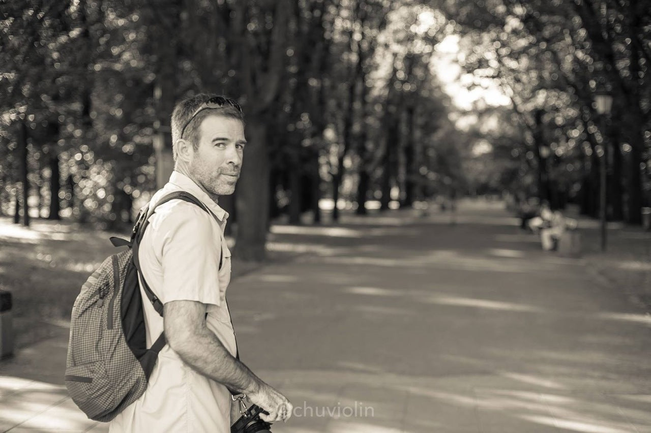 JWC and his Synapse, Photo by Jonathan Chu | TOM BIHN