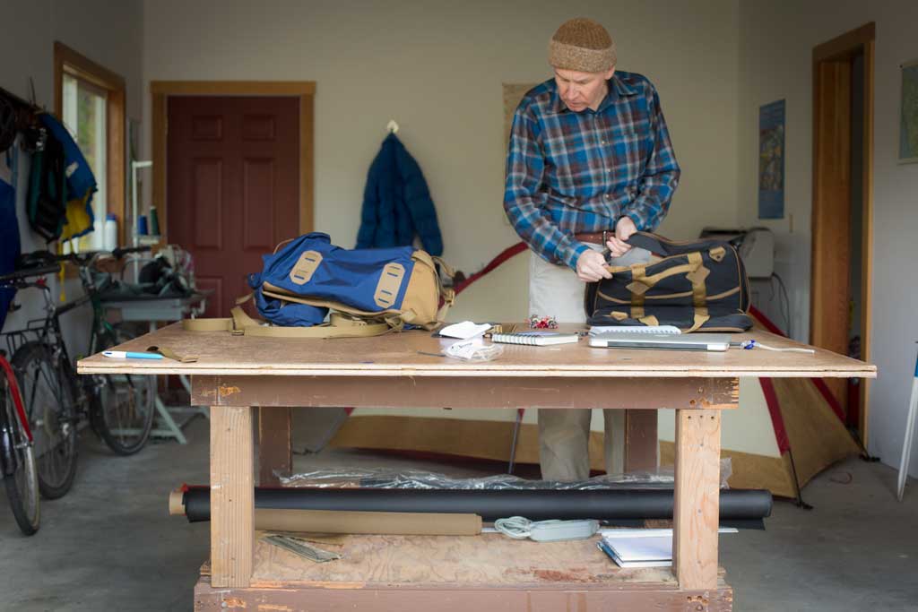 Tom Bihn's Design Table