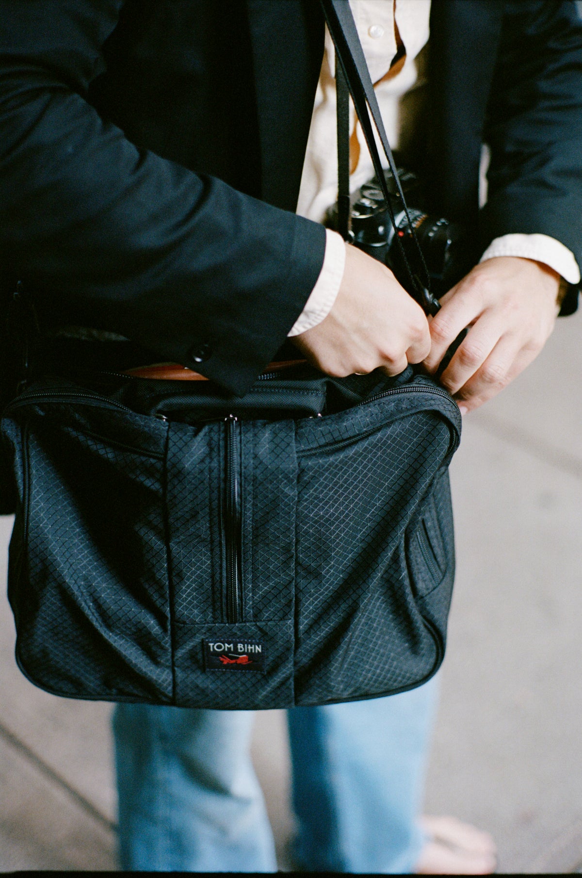 lifestyle visible^^A person holding a Black Spectron Pilot.