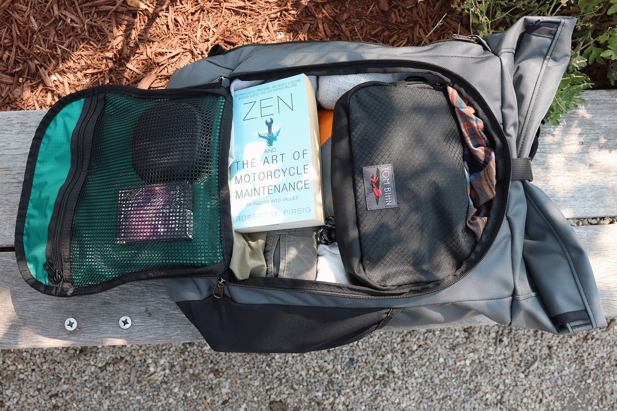 visible lifestyle^^The Adept main compartment open.