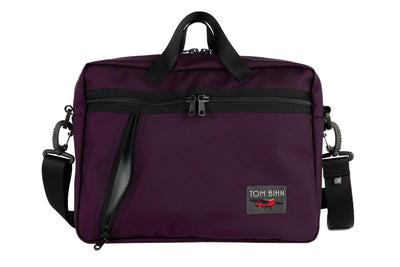 visible variant TB0722-UKGL^^Daylight Briefcase in Aubergine (dark purple) 630 Ballistic with Mountain Grey (grey) 210 Cerylon interior