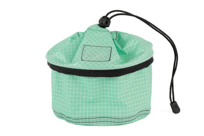 visible variant TB0991-GD^^A Large Travel Tray in Seafoam (green with white grid) 200 Halcyon cinched up.