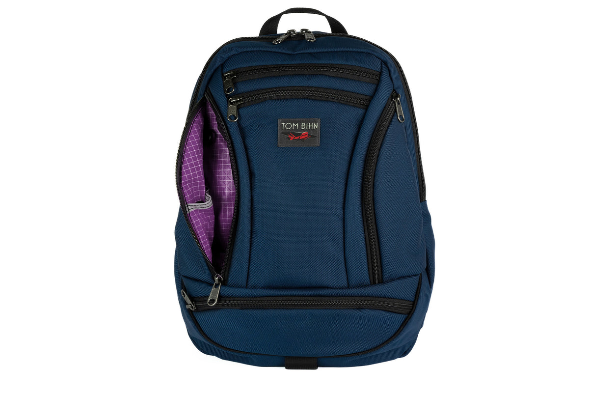 visible variant TB0112-DKUD^^The Synapse 19 in Deep Blue (dark blue) Ballistic with Ultraviolet (purple with white grid) 200 Halcyon interior.