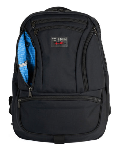 visible variant TB0113-BKLD^^A Synapse 25 in Black Ballistic with Island (blue with white grid) 200 Halcyon interior.