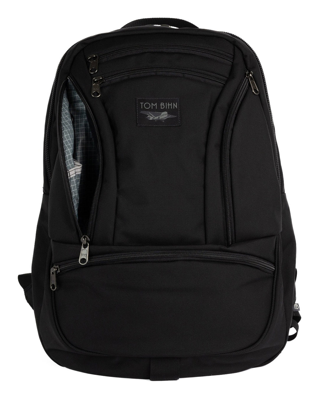 visible variant TB0113-BKND^^A Synapse 25 in Black 630 Ballistic with Northwest Sky (light grey with white grid) 200 Halcyon interior.