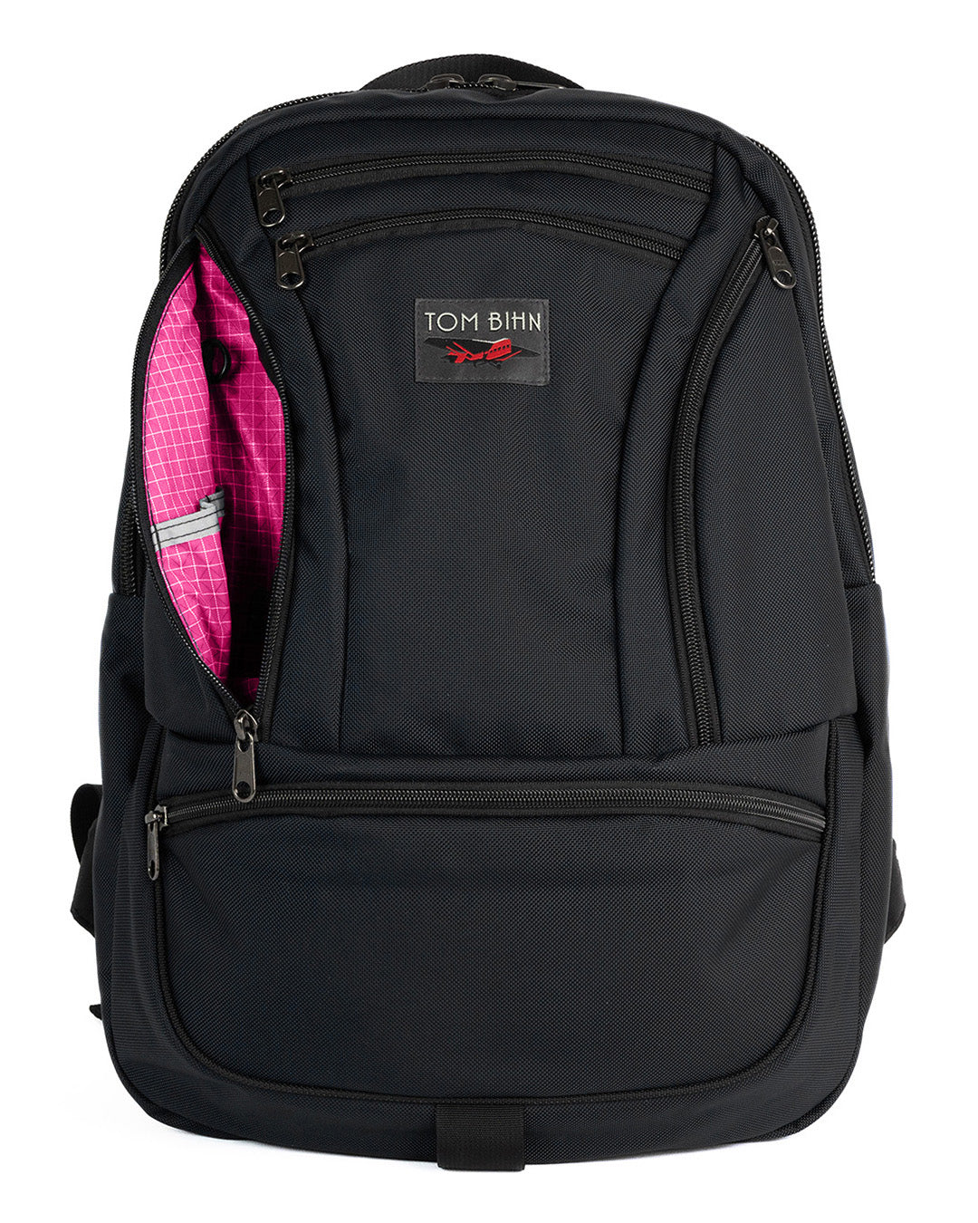 ^^A Synapse 25 in Black Ballistic with Cerise (pink with white grid) 200 Halcyon interior.