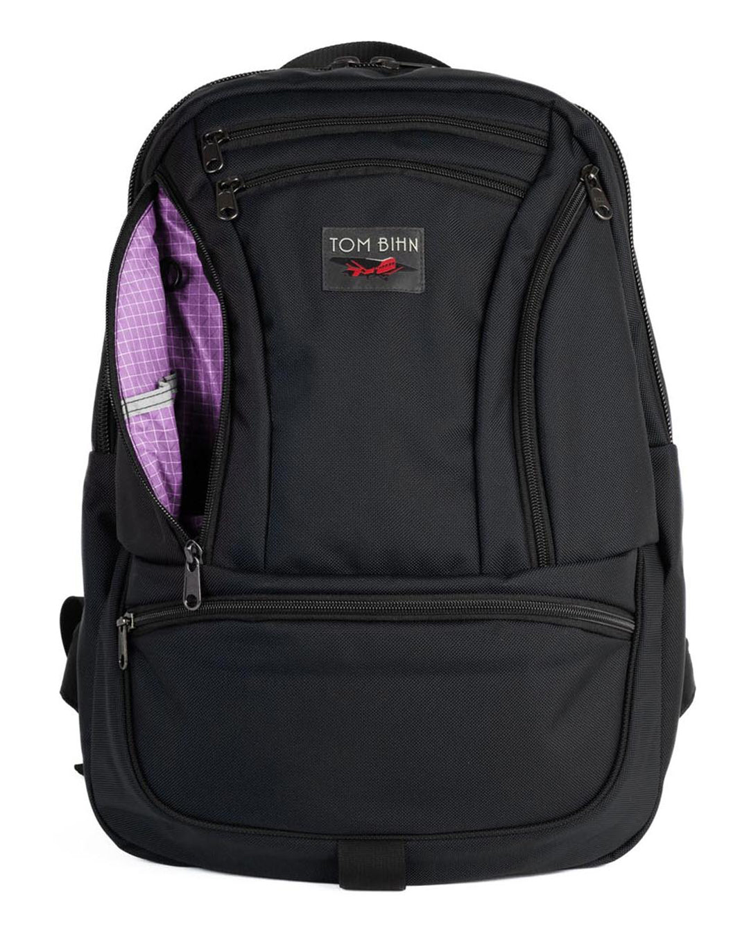 visible variant TB0113-BKYD^^A Synapse 25 in Black Ballistic with Wisteria (pale purple with white grid) 200 Halcyon interior.