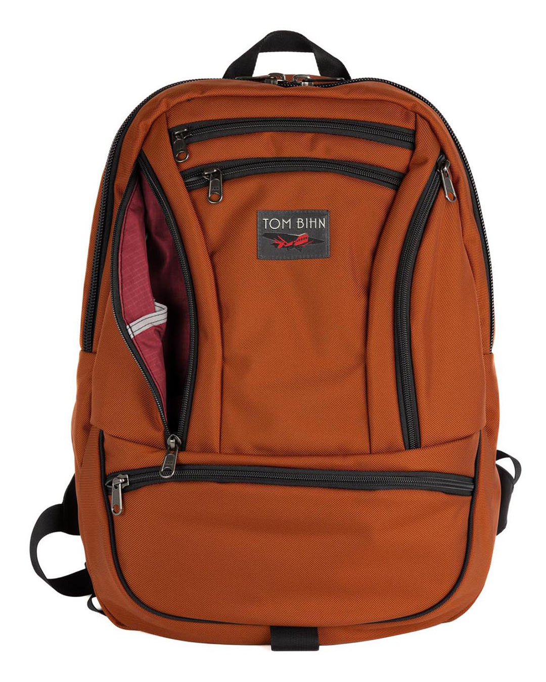 visible variant TB0113-TKSL^^A Synapse 25 in Burnt Orange 630 Ballistic with Sangria (red with light red grid) 210 Cerylon interior.