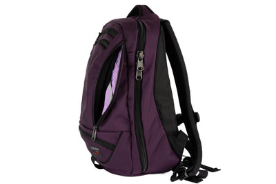 visible variant TB0120-UKYD^^Side profile of Synik 22 in Aubergine with Wisteria Halcyon interior