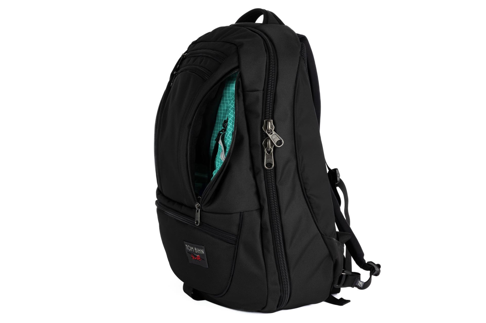 visible variant TB0121-BKED^^A side shot of the Synik 30 in Black Ballistic with the new Red Label and a Kelpie 200 Halcyon interior.