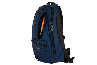 visible variant TB0121-DKZD^^The Synik 30 in Deep Blue (dark blue) Ballistic with a Zest (orange with white grid) 200 Halcyon interior.