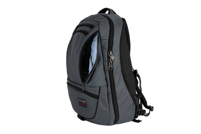visible variant TB0121-GK7D^^The Synik 30 in Nebulous Grey (Medium grey) Ballistic with an Tidal (pale blue with white grid) 200 Halcyon interior.