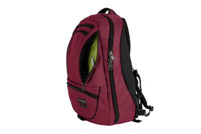 visible variant TB0121-PKML^^The Synik 30 in Raspberry (pale red) Ballistic with a Moss (green with light green grid) 210 Cerylon interior.