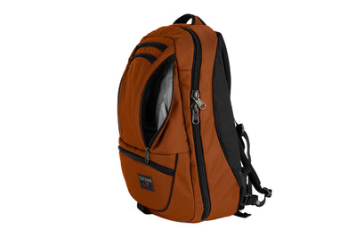 visible variant TB0121-TKGL^^The Synik 30 in Burnt Orange 525 Ballistic with a Mountain Grey (grey with light grey grid) 200 Halcyon interior.