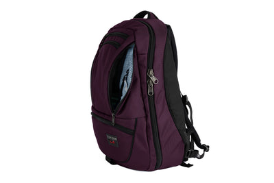 visible variant TB0121-UK7D^^Synik 30 in Aubergine Ballistic with a Tidal 200 Halcyon interior.