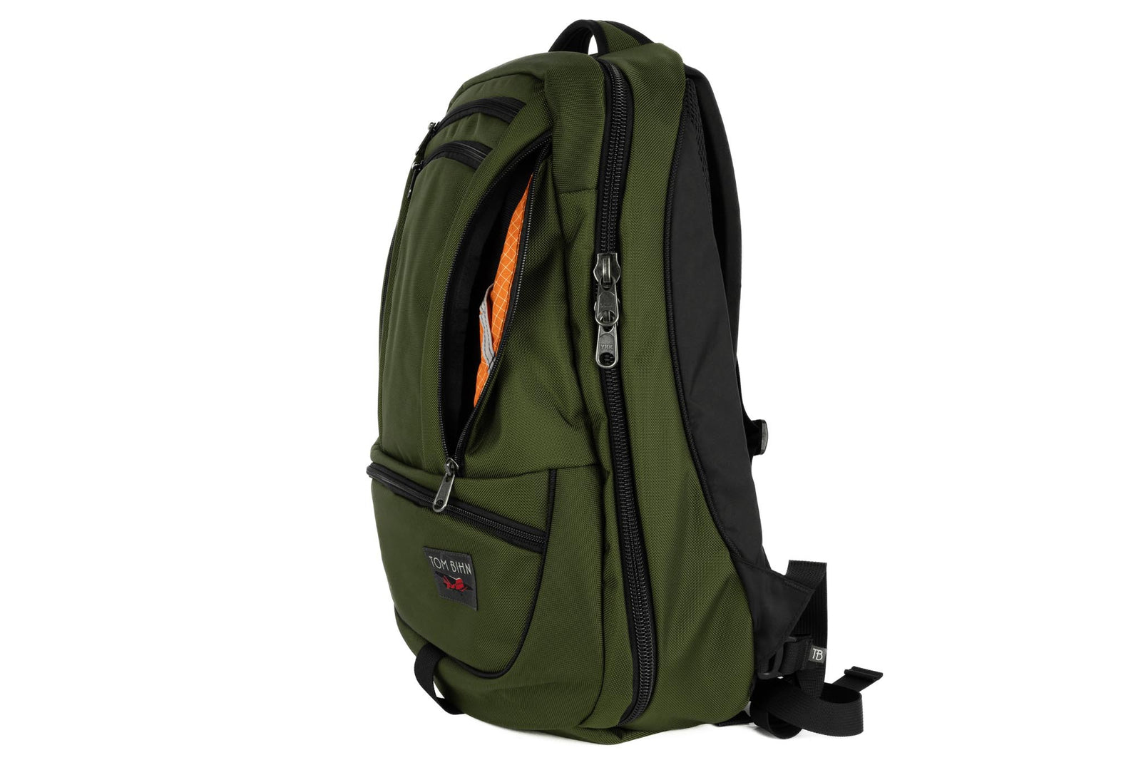 visible variant TB0121-VKZD^^The Synik 30 in Saguaro (olive green) Ballistic with a Zest (orange with white grid) 200 Halcyon interior.