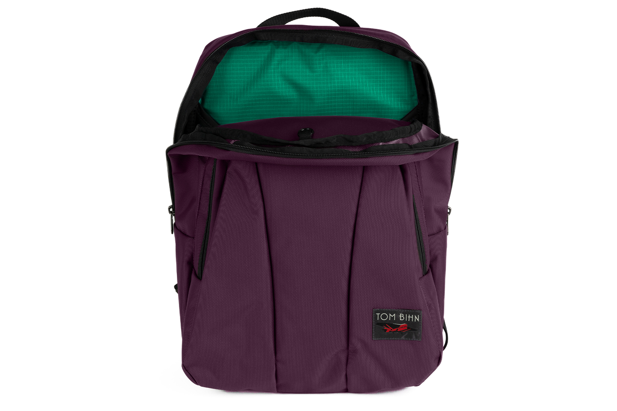 built backpack laptop All-In The ScanSmart technology allows the backpack to lay flat for airport security screening without removing laptops or electronics from their compartments TOM BIHN Paramour, Everyday Carry