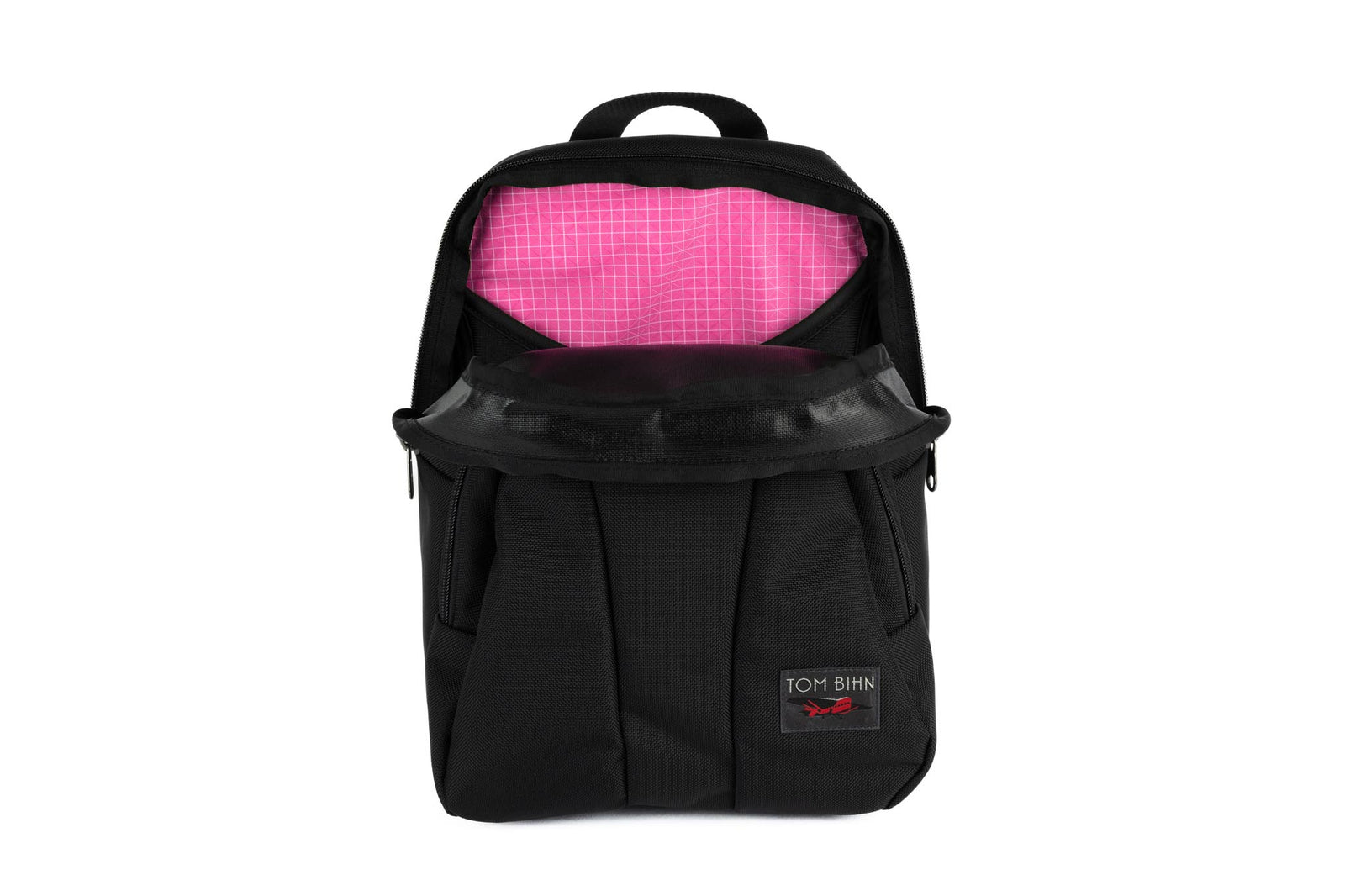 visible variant TB0127-BKPD^^Paradigm in Black 630 Ballistic with Cerise 200 Halcyon interior.