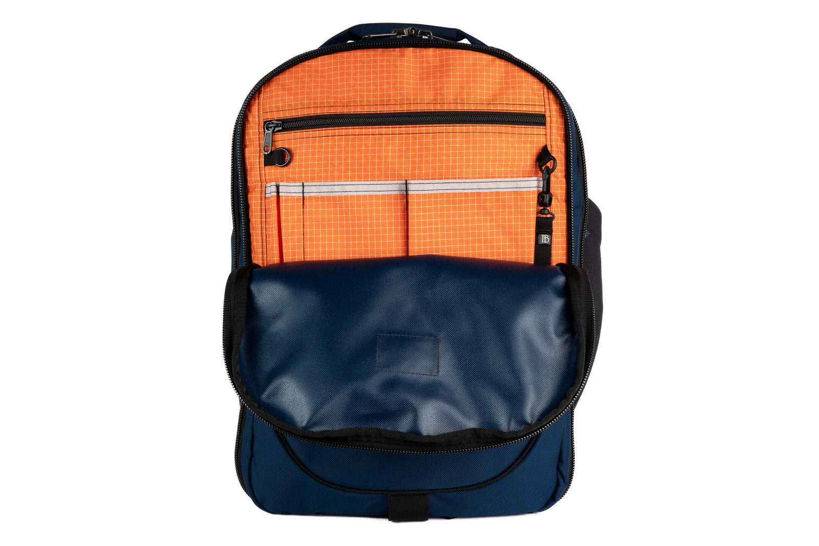 visible variant TB0133-DKZD^^Exterior of the Bixi in Deep Blue Ballistic with Zest 200 Halcyon interior