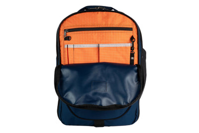 visible variant TB0133-DKZD^^Exterior of the Bixi in Deep Blue Ballistic with Zest 200 Halcyon interior