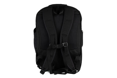 visible detail^^The backpack straps and luggage passthrough on the Bixi