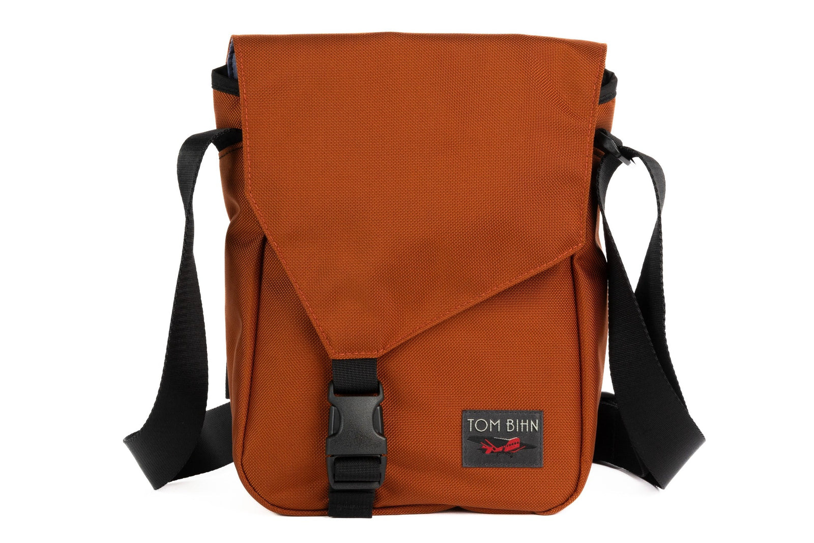 visible variant TB0201-TKDL TB0201-TKGL TB0201-TKSL^^Small Cafe Bag in Burnt Orange 630 Ballistic with a Dusk 210 Cerylon interior.