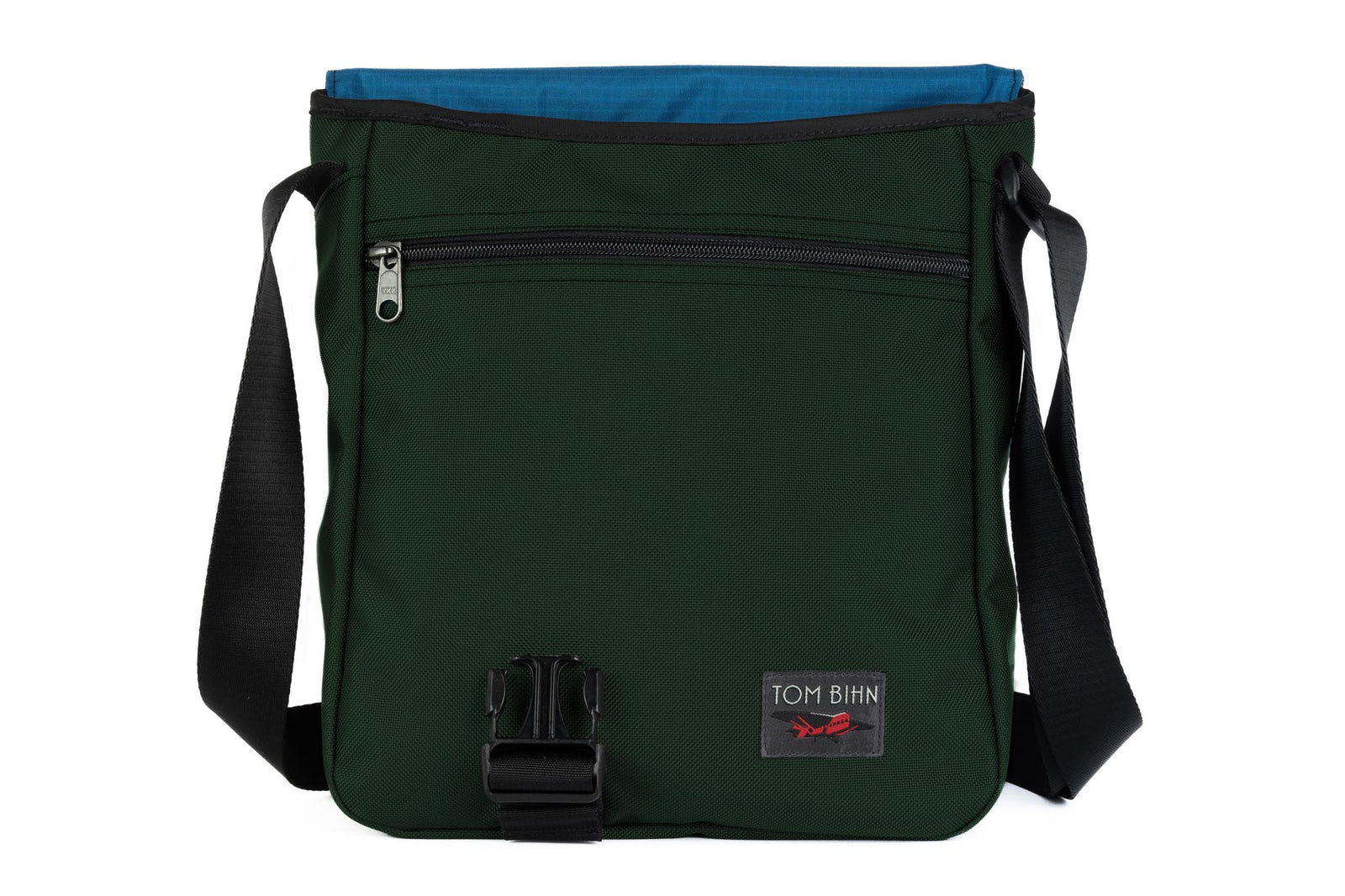 visible variant TB0202-WKOL^^Medium Cafe Bag in Wilderness (forest green) Ballistic with Cobalt 210 Cerylon